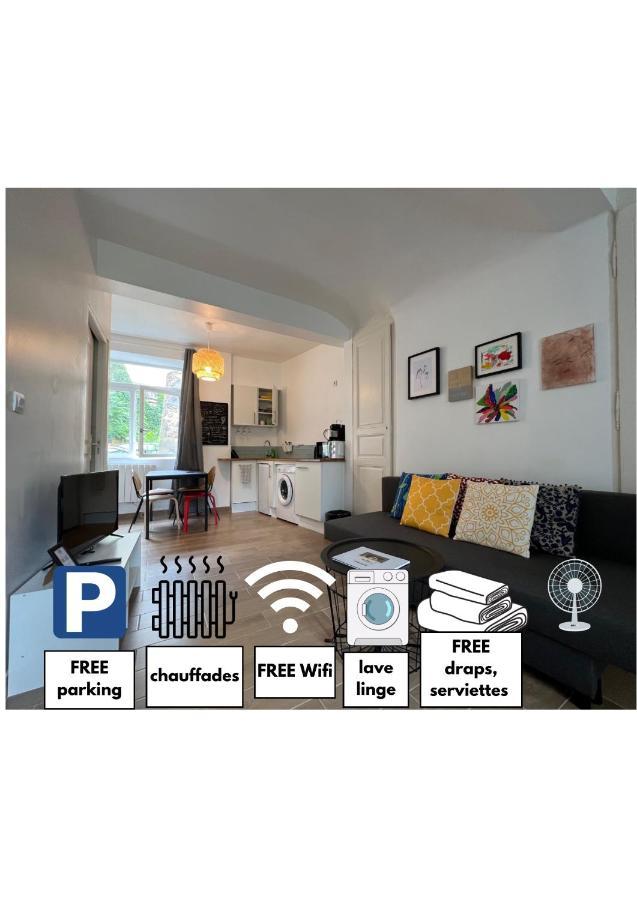 Tabi Appart ,Modern Chic Vs Free Parking,Wifi,Draps Thiers Luaran gambar